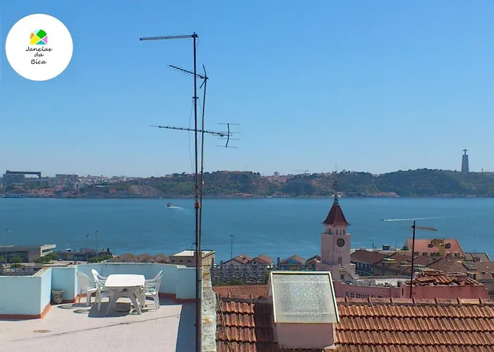 Windows Of Bica-great View Over River * Lizbona